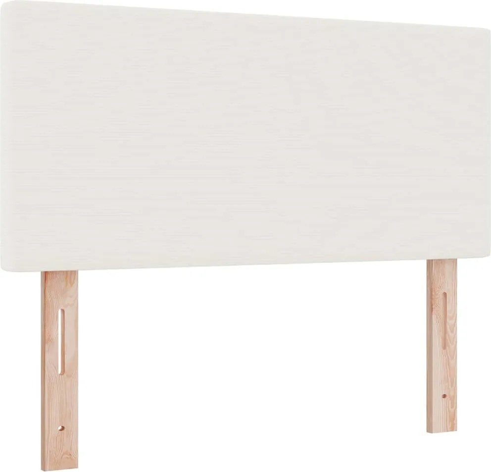 vidaXL Tăblie cap Crem 100 cm Țesătură din corduroy