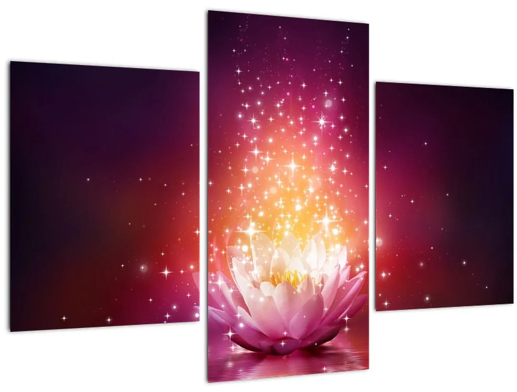 Tablou cu floare de lotus (90x60 cm)