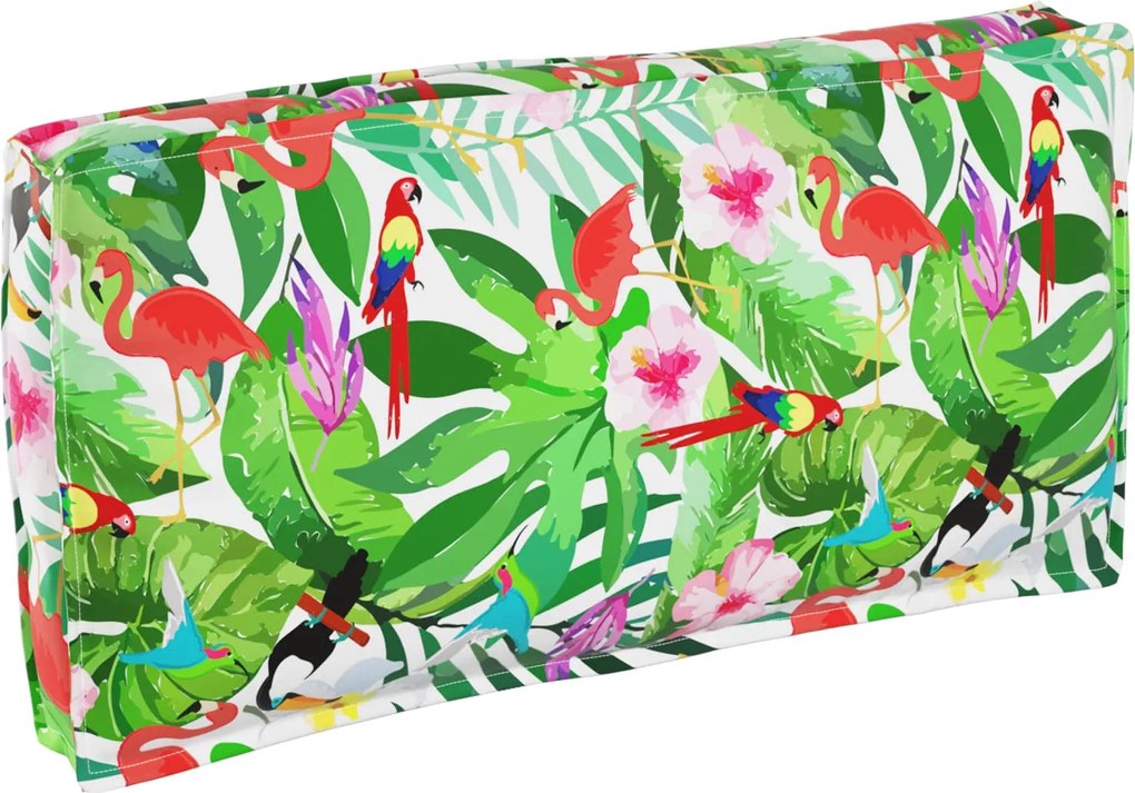 vidaXL Pernă Floral Multicolour 120 x 60 x 12 cm Material Oxford