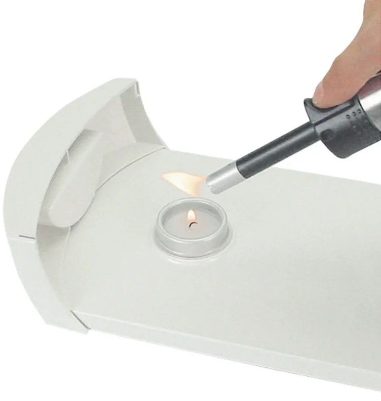 Tava servire la cald Brabantia 646996, 2 incalzitoare, Grill din aluminiu, Manere reci, Alb/Negru