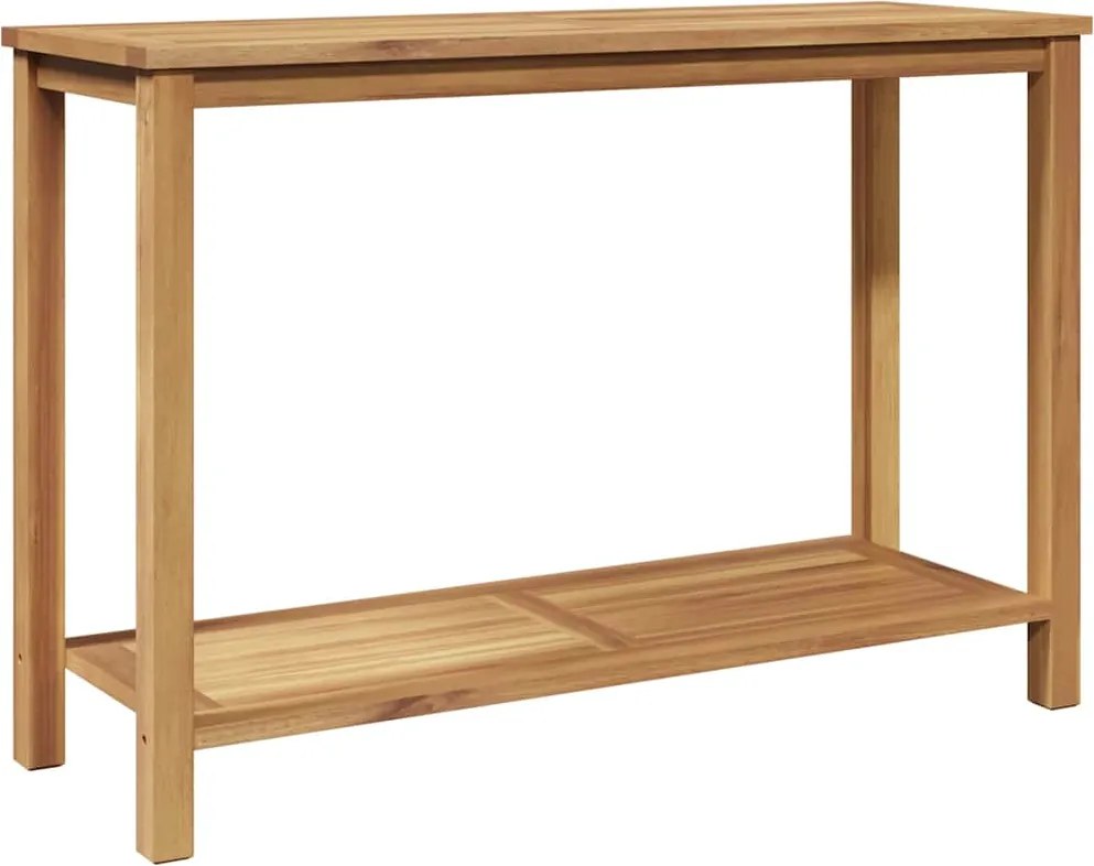 vidaXL Masă de consolă Maro 110 x 40 x 45 cm Lemn solid de tec