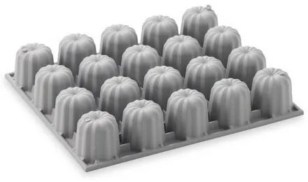 Formă de silicon De Buyer 1856.21D Mini Canelés,20 buc