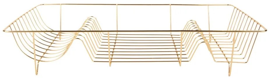 Suport pentru scurs vase PT LIVING Linea, auriu