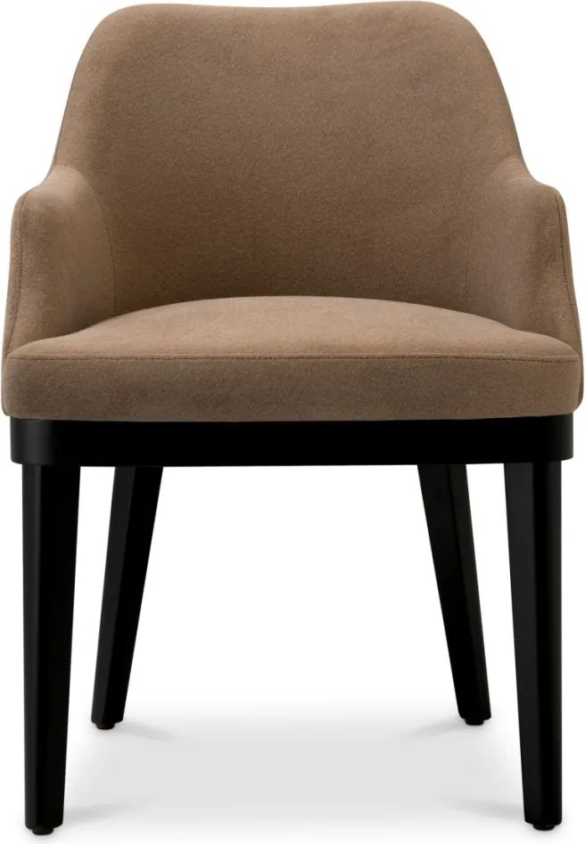 Scaun design LUX cu raft lateral Costa, Sabino brown