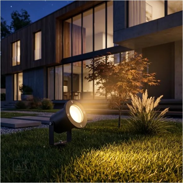 BRILAGI - Lampă de exterior TERRA 1xGU10/50W/230V IP65 neagră