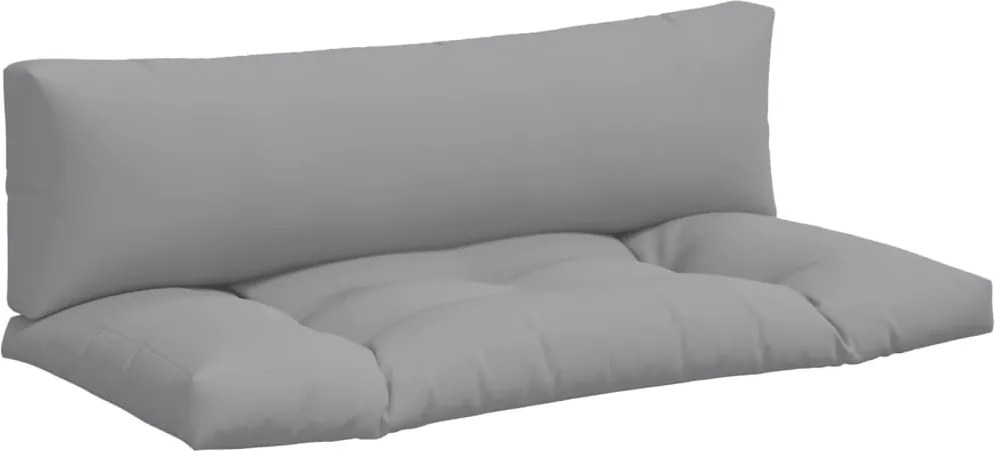 vidaXL Perne pentru paleți, 2 buc., gri, material textil