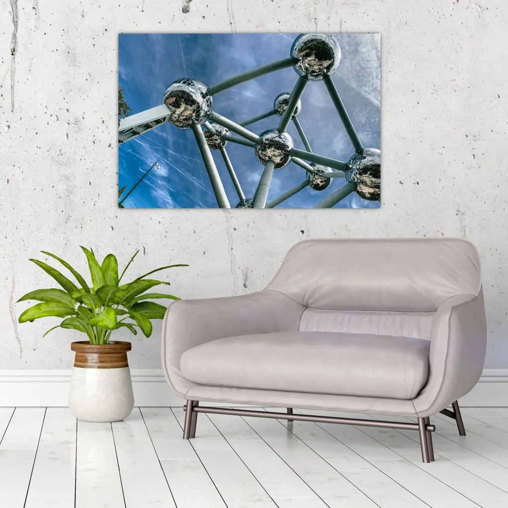 Tablou- atomium la Bruxelles (90x60 cm)