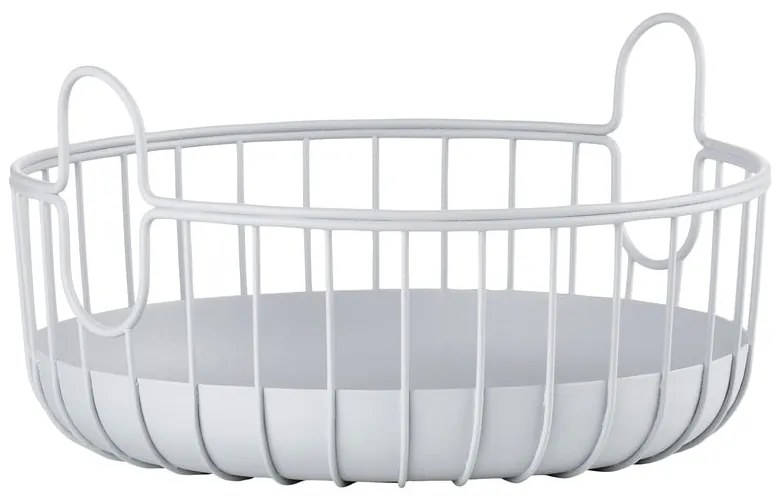 Coș de depozitare din sârmă din metal ø 22x8 cm Inu – Zone