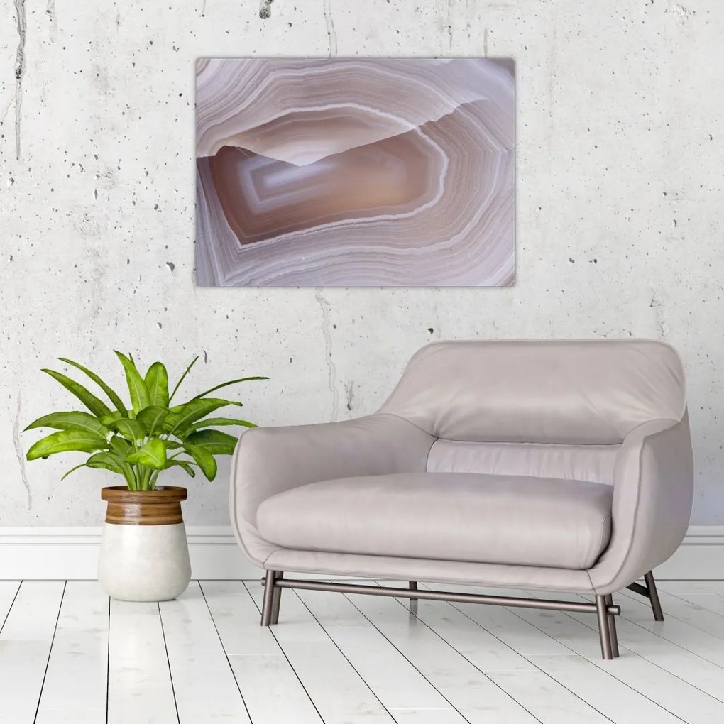 Tablou pe sticlă - Agat - marmură (70x50 cm)