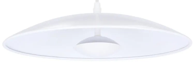 Lustră albă LED cu abajur din metal Lund – Candellux Lighting