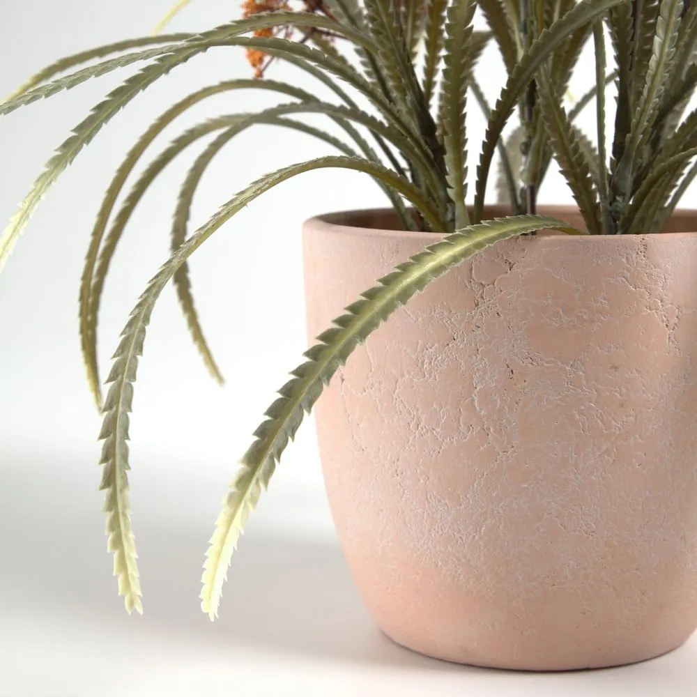 Floare artificială în ghiveci ceramic Kave Home Leonitis