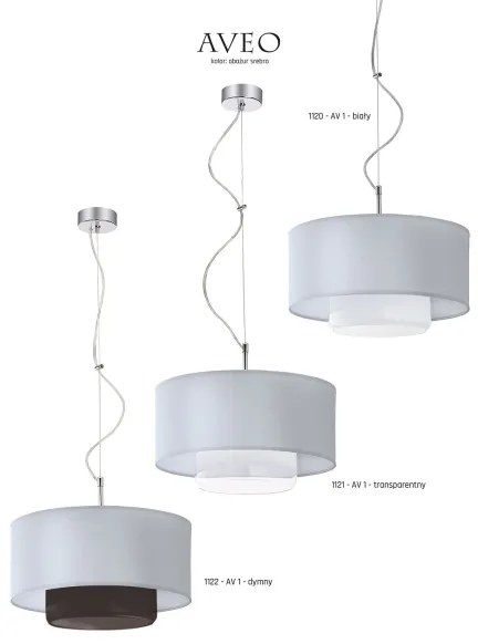 Jupiter 1121 - AV 1 - Lampa suspendata AVEO 1xE27/80W/230V