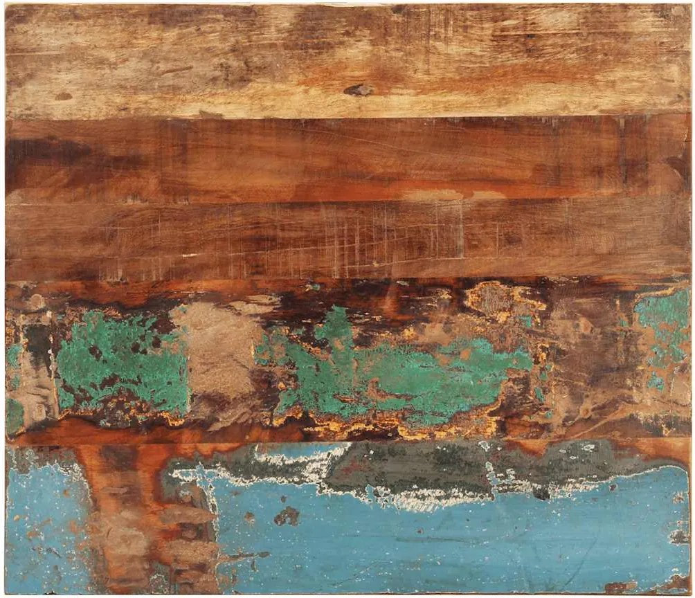 Blat masă dreptunghiular 60x70 cm lemn masiv reciclat 25-27 mm