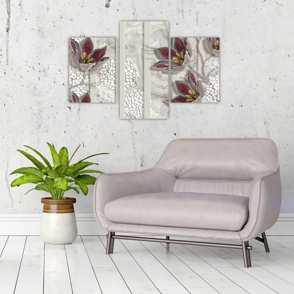 Tablou - Flori decorative (90x60 cm)