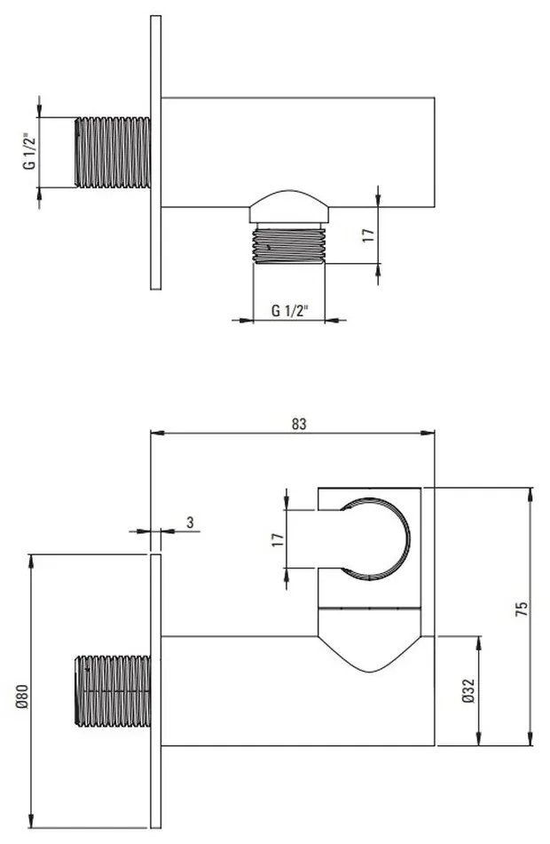 Set cada baie freestanding, lipita de perete, Foglia Mara, 170x80 cm si baterie incastrata negru mat, Deante Silia