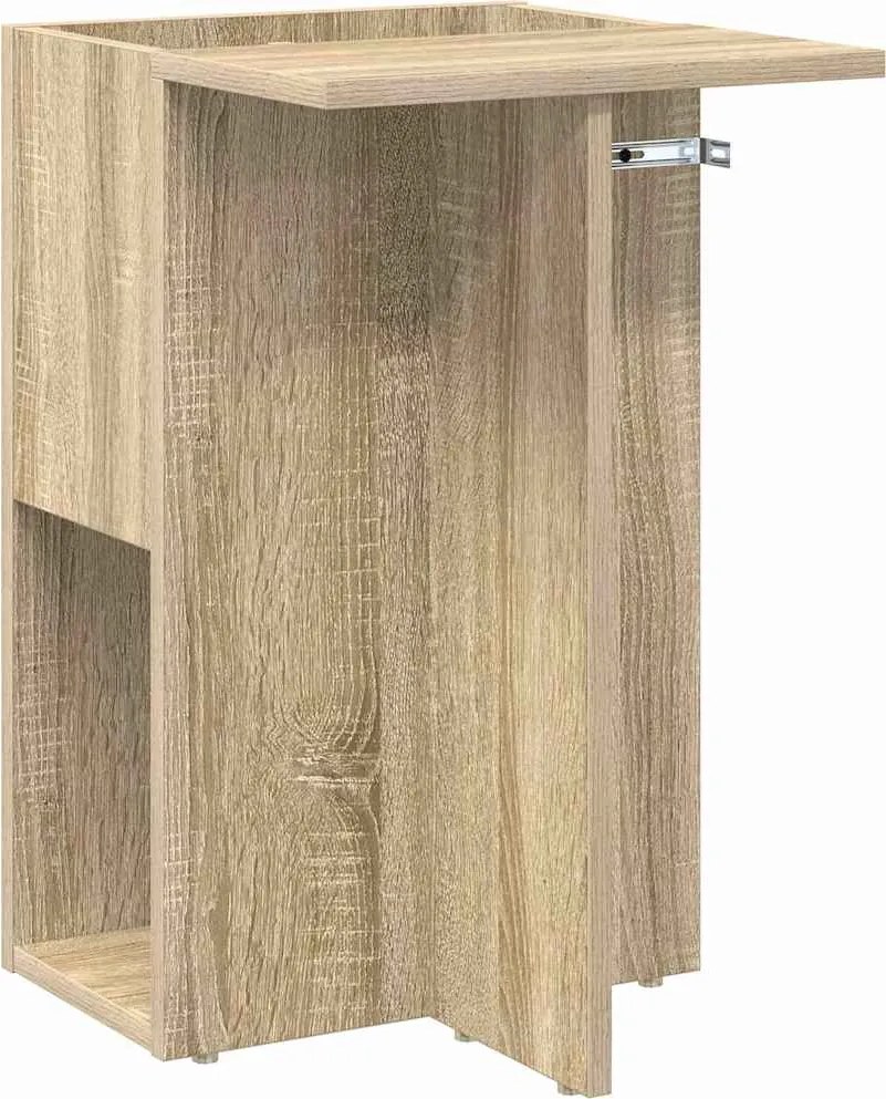 vidaXL Masă laterală Stejar Sonoma 35 x 40 x 55 cm Lemn compozit