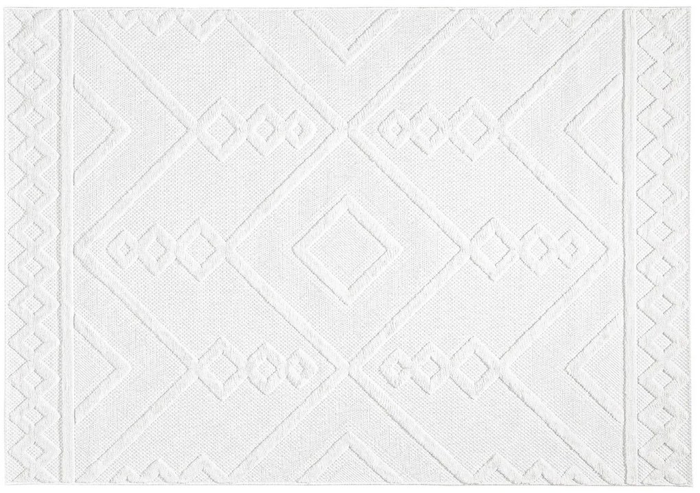 Covor, 58647A Silva, 80x150 cm, Alb