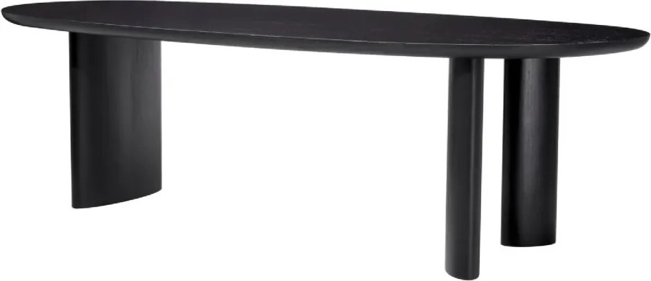 Masa dining moderna design LUX Lindner negru 259x109cm