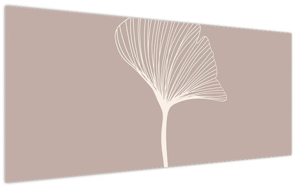 Tablou - Frunze bej N⁰5 (120x50 cm)
