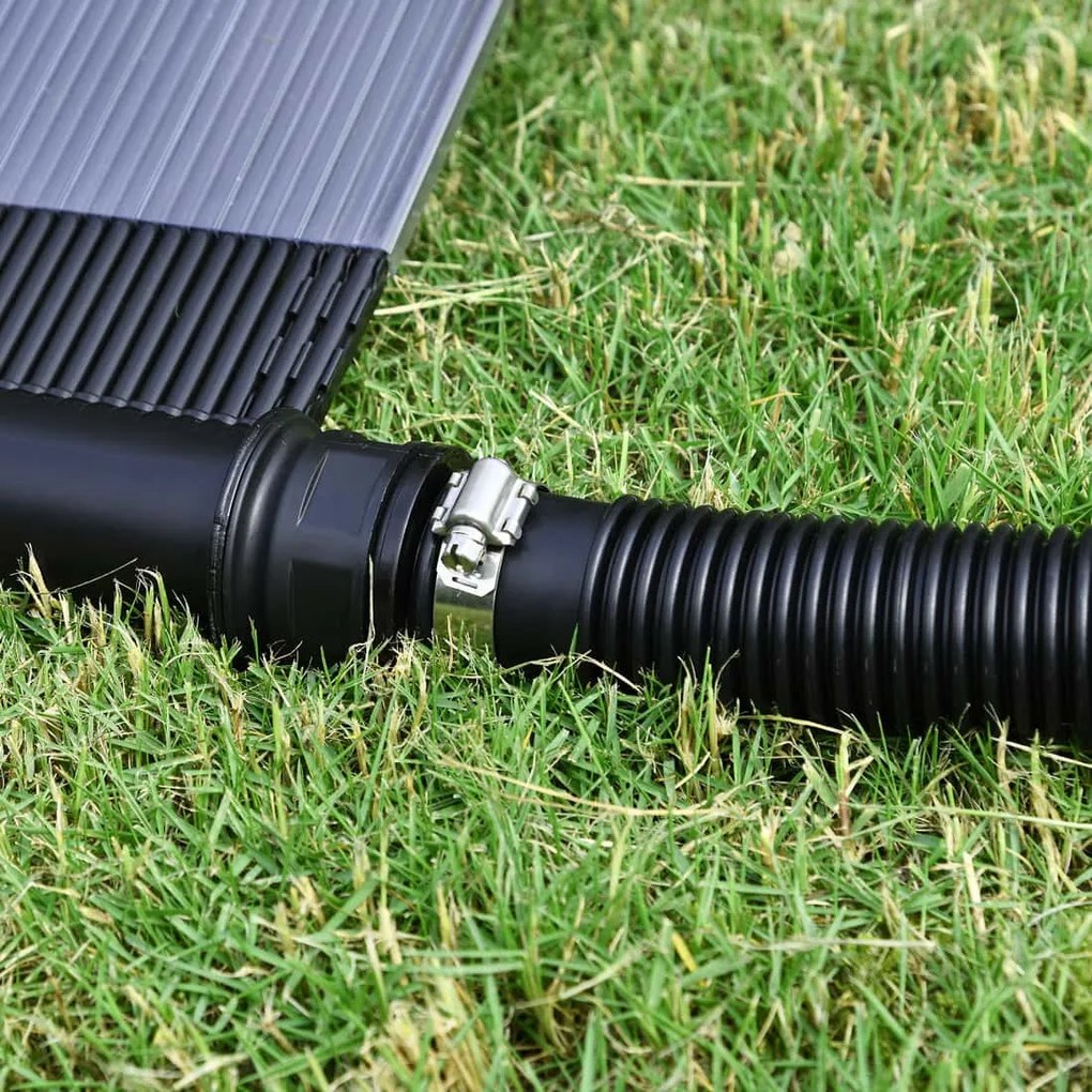 Deuba Panou solar pentru incalzirea apei 116x66x6cm - antracit