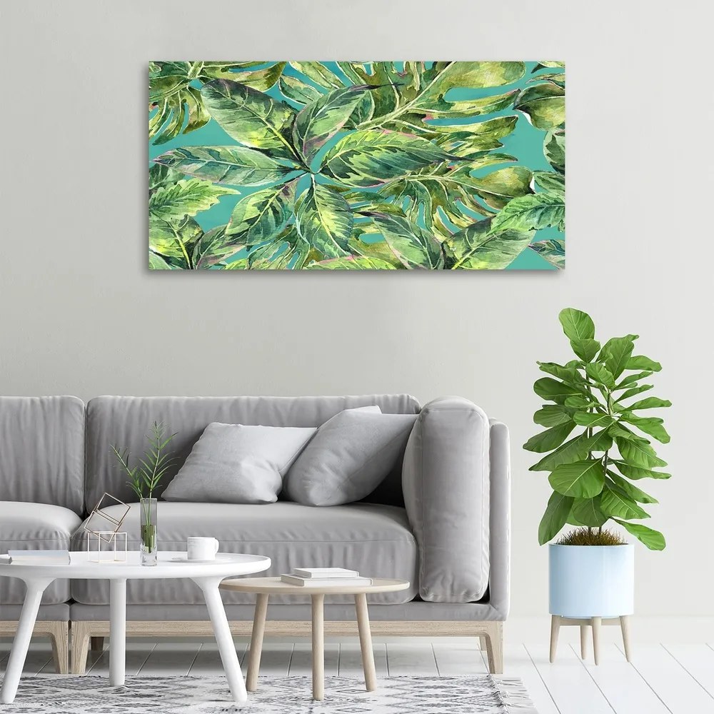 Print pe canvas Frunze tropicale