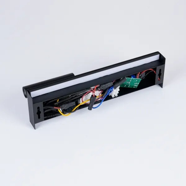 Brilagi-LED Aplica de perete cu spot și port USB NOCTIS LED/3W/230V+LED/9W negru