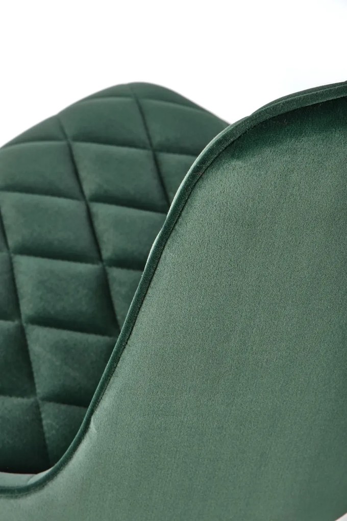 Scaun K450 velvet verde