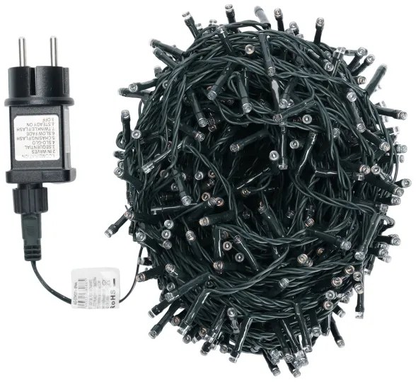 Aigostar - Instalație luminoasă LED RGBY pentru exterior, 600 LED-uri/6W/230V/8 funcții/30 m/IP44