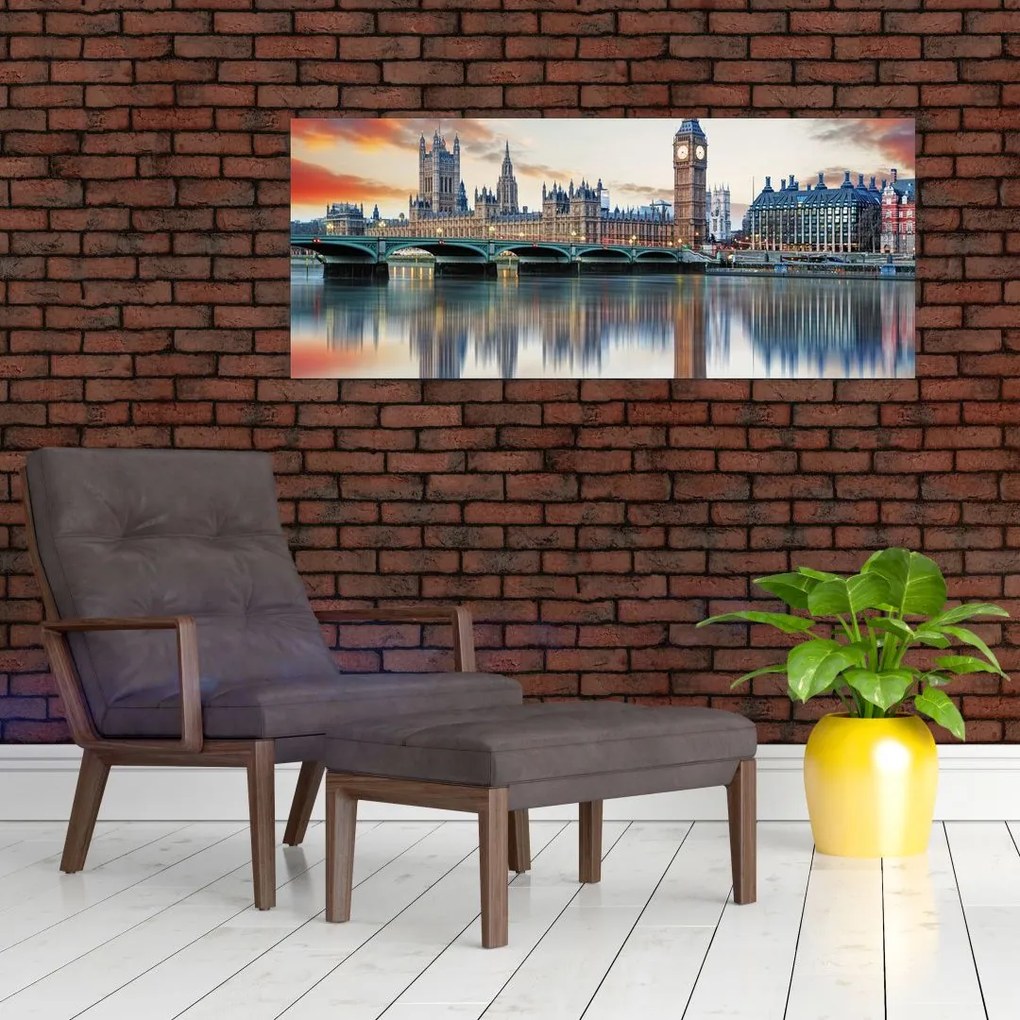 Tablou - Houses of Parliament din Londra (120x50 cm)