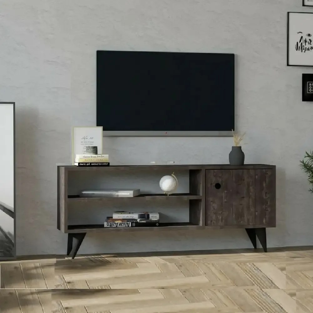 Comoda tv Jena pentru living culoare antracit 120 cm