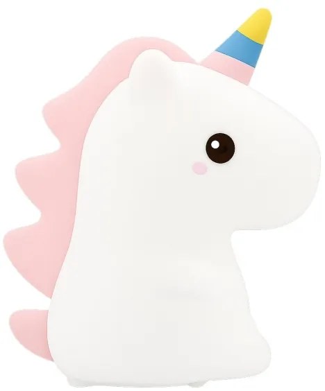 Lampă de veghe LED RGBW reîncărcabilă și reglabilă pentru copii UNICORN LED/1W/5V 1200 mAh