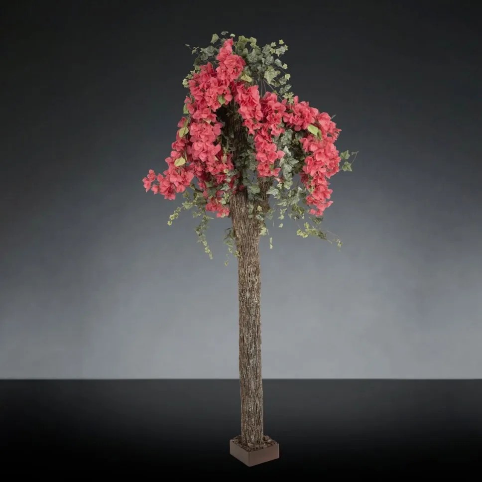 Aranjament floral mare decor festiv design LUX BOUGANVILLE TREE H-220cm