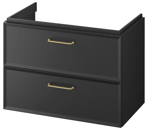 Cersanit S1017-003 - Dulap suspendat pentru lavoar MILLE 80x45 cm, negru