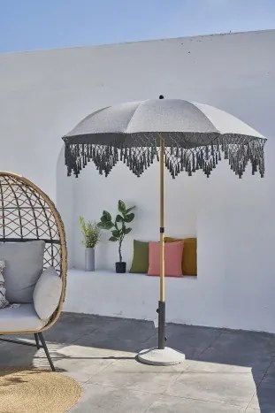 Umbrelă pentru exterior, structură aluminiu și pânză Olefină , UV 50 - Stil Boho