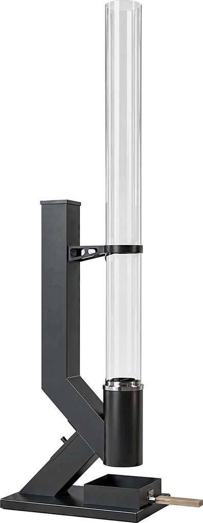 Outsunny Sobă pe peleți pentru exterior 13 kW cu tub, negru | Aosom Romania
