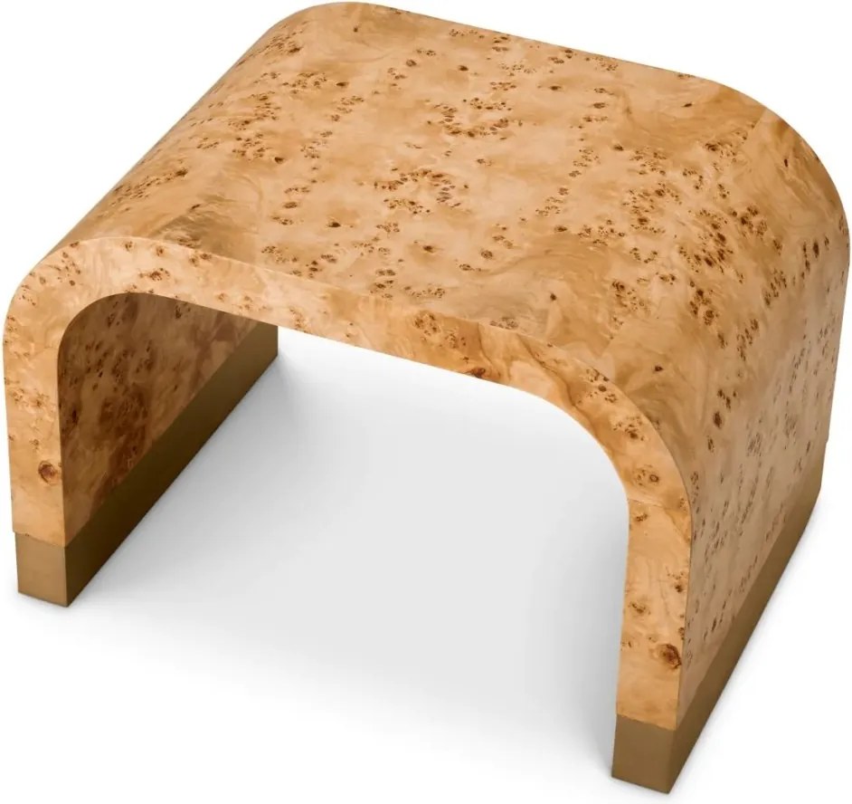 Masuta design LUX, Furnir Burl Mappa, Maro, Quinton