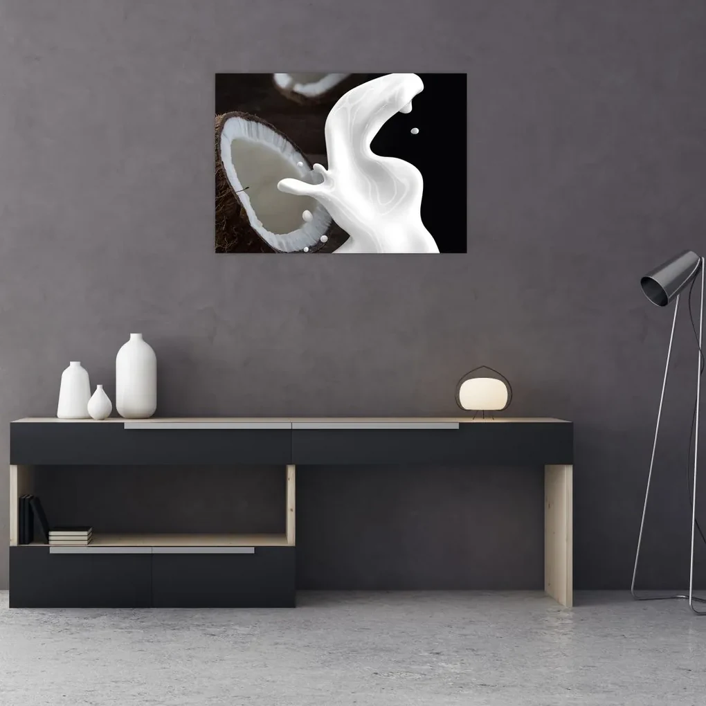 Tablou - laptele de cocos (70x50 cm), în 40 de alte dimensiuni noi