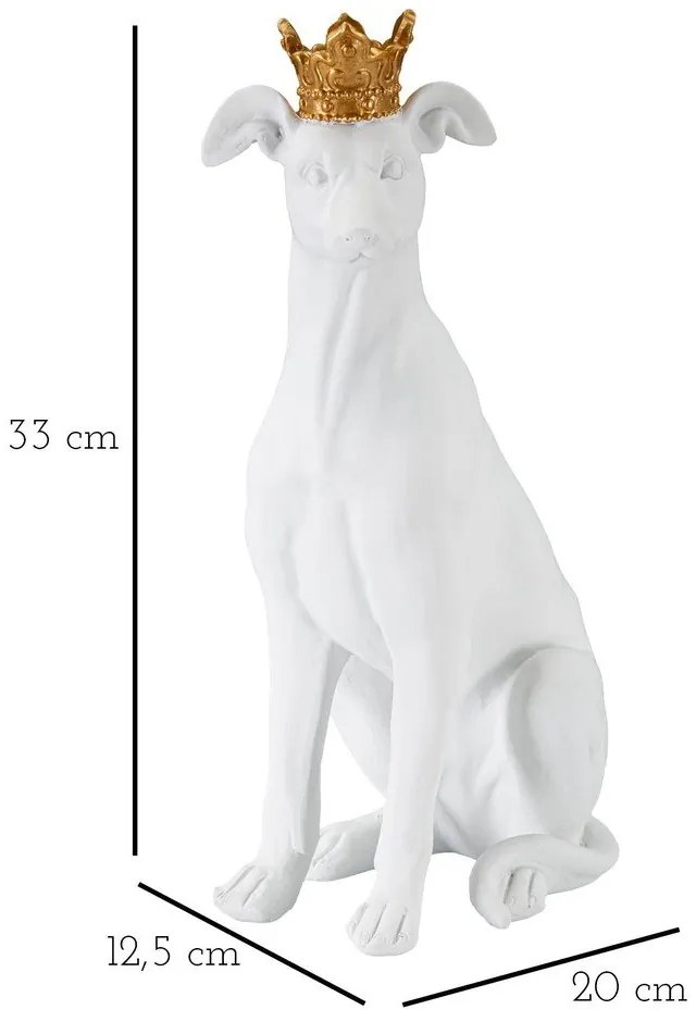 Statuetă din polirășină 33 cm Dog – Mauro Ferretti