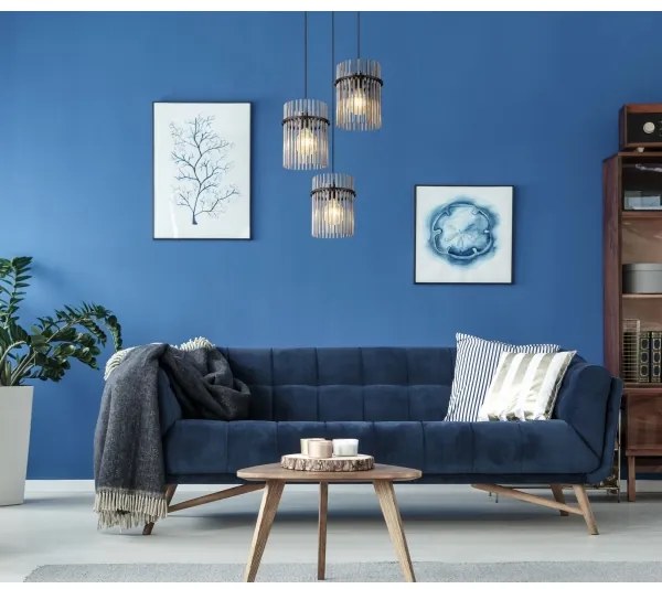 Lustră pe cablu GORLEY 3xE27/60W/230V Globo 15698-3HR