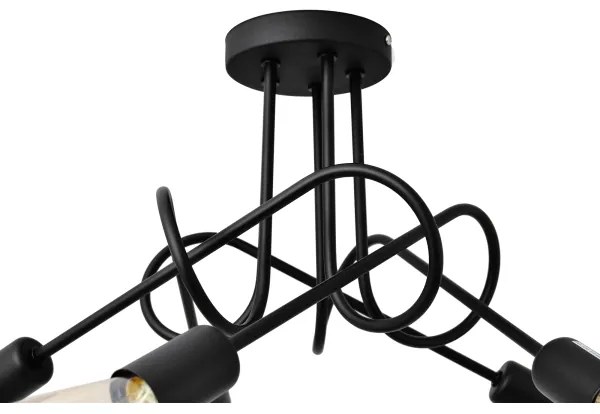 Lustr pentru copii OXFORD 5xE27/15W/230V montat pe tavan