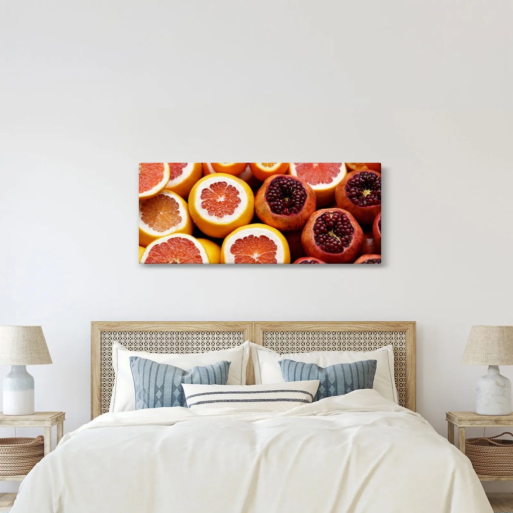 Tablou cu portocală și (120x50 cm)