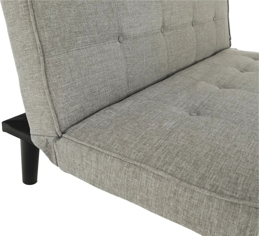 Canapea extensibilă, gri/negru, ZELDA NEW
