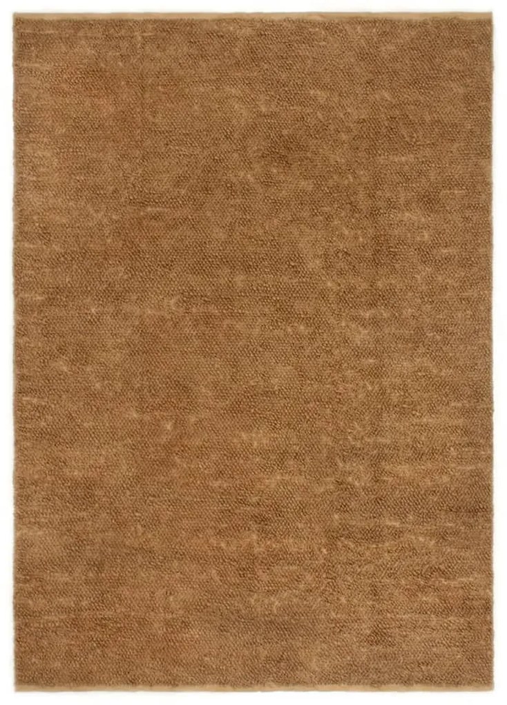 vidaXL Covor buclat lucrat manual, 160x230 cm, iută și bumbac