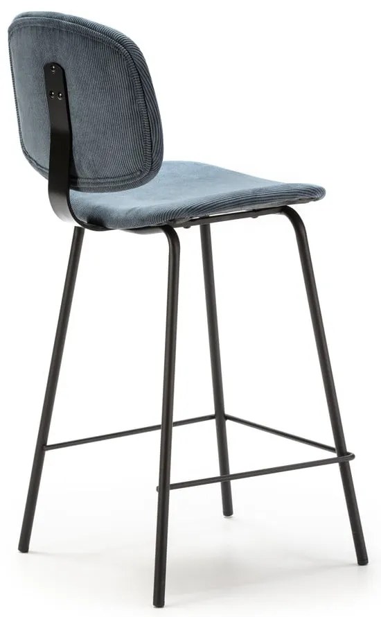 Scaune de bar albastre 2 buc. (înălțime șezut 66 cm) Arus – Marckeric