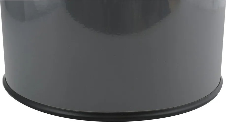 Coș de gunoi gri închis cu senzori de atingere din oțel 30 l – MSV