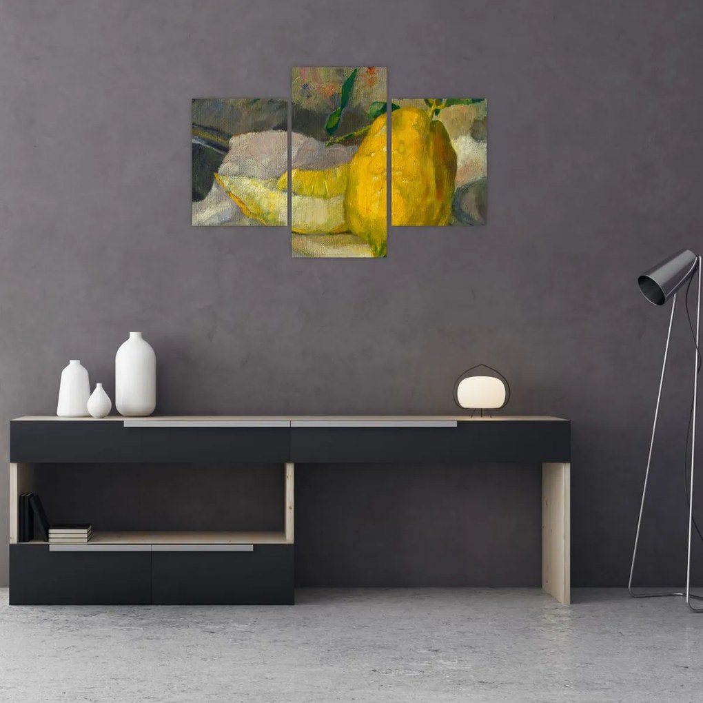 Tablou - French 19th Century, Melon and Lemon, reproducere (90x60 cm)