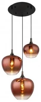 Suspensie 3 becuri E27 MAXY 15548-3HG Globo