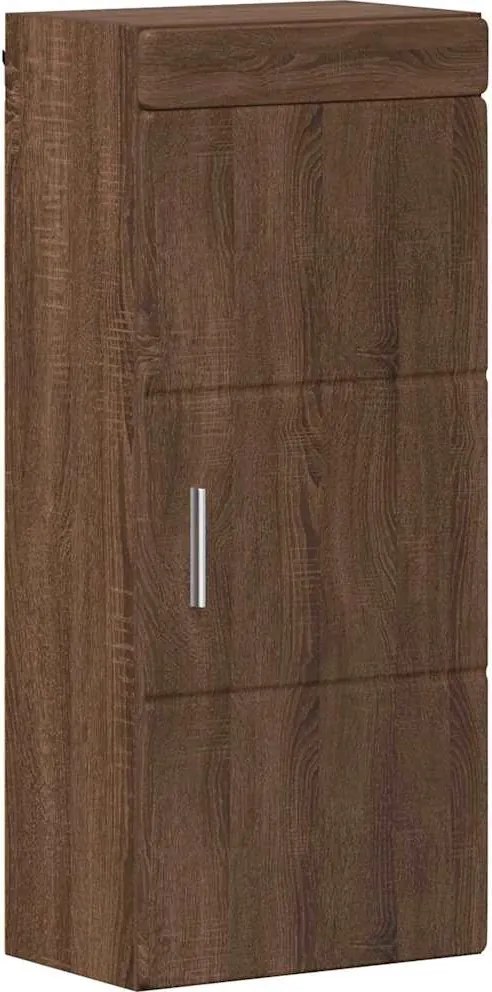 vidaXL Dulap de perete pentru baie TULUM Stejar închis Lemn compozit