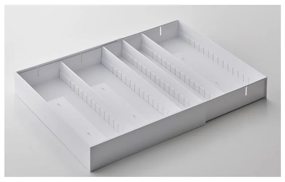 Organizator de tacâmuri alb din plastic 47.5 x 35 cm - YAMAZAKI