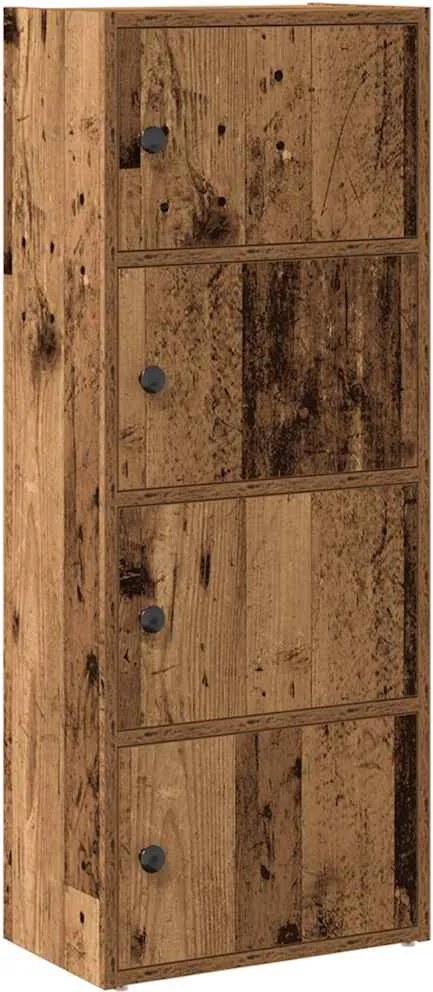 vidaXL Bibliotecă, lemn vechi, 40x24x102 cm, lemn prelucrat